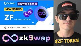 $ZF - ZKSWAP FINANCE TOKEN CRYPTO COIN ALTCOIN HOW TO BUY ZF GATE ZKSYNC ZK SYNC SYNCSWAP BLOCKCHAIN