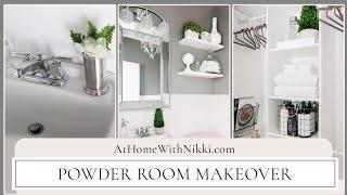 HOME DECOR: Powder Room Makeover