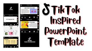 Tiktok Inspired PowerPoint Template Free|| ppt#67