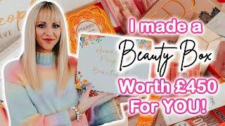 I Made a Deluxe Beauty Box FOR ONE OF YOU TO WIN *WORTH £450*! Unboxing It & Showing You Everything