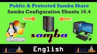 Samba Configuration in Ubuntu 16.4 English | samba server | samba tutorial