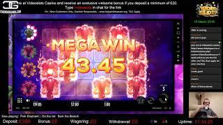 Pink Elephants Mega Win | Thunderkick | Videoslots Casino