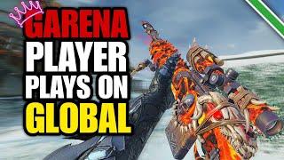 What happens if GARENA player plays on GLOBAL?