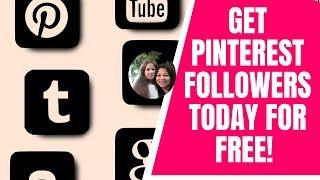 Get Pinterest Followers Today For Free! 75-100 Per Day!