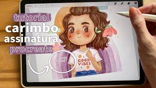  Como Criar Pincel Carimbo no Procreate para Assinatura \\ tutorial