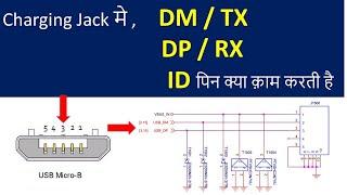 How to work DM/DP & ID Pin in charging Jack.