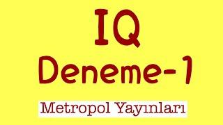 YÖS-IQ Deneme-1(Metropol Yayınları)