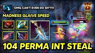 +104 PERMA INT STEAL MID Silencer With Madness Glaive Speed 100% Counter Morphling | 7.37e DOTA 2