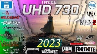 UHD 730 in 15 GAMES |  i5-11400  IGPU test |   | (2023-2024)