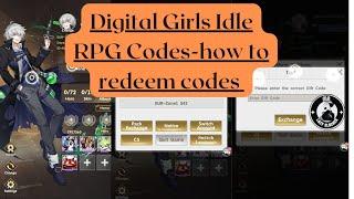 Digital Girls Idle RPG All Codes-How to redeem codes
