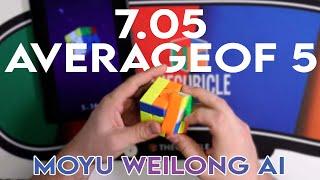 7.05 Average on MoYu WeiLong AI | Rowe Hessler