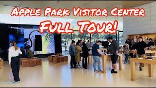 APPLE PARK VISITOR CENTER FULL TOUR IN CUPERTINO CA 2023 BAY AREA CALIFORNIA!