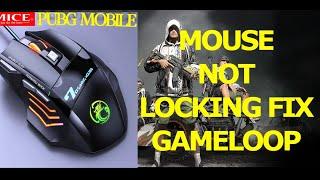 Gameloop Mouse Lock & Keymapping Fix | PUBG MOBILE |BGMI Emulator Keyboard CTRL Not Working Solution