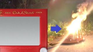 Thermite From An Etch A Sketch; Yes It Can Be Done!