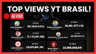 CONTADOR DE VIEWS AO VIVO - MAIORES YOUTUBERS DO BRASIL