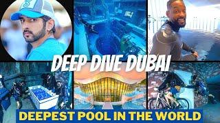 Dubai Opens World's Deepest Pool - Deep Dive Dubai | Prince Fazza, Will Smith Dive