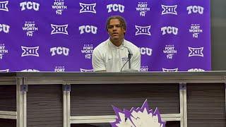 TCU LB Namdi Obiazor talks season, upcoming game vs Houston