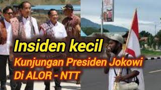 Insiden Lautan Manusia sambut Jokowi di Alor NTT || Kunjungan hari ini Jokowi