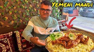 Yemeni Mandi in America|mandi cafe #yemenifood