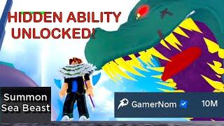 Awakening 10,000,000 Hidden Ability Summon SeaBeast in Bloxfruits|Roblox