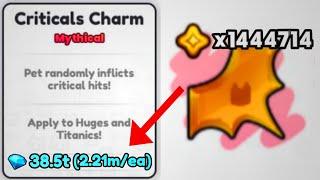 Can you crash Pet Simulator 99 with only Charms?