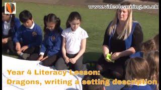 Year 4 KS2 Literacy Lesson Observation: Writing A Setting Description