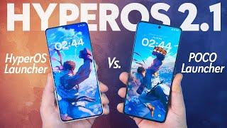 HyperOS 2.1 POCO Launcher vs. HyperOS 2.1 System Launcher – Which One is Better?