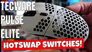 Amazing Tecware Pulse ELITE Wireless HOTSWAP Micro Switch Gaming Mouse
