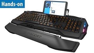 Gaming-Tastatur mit Smartphone-Kopplung - Roccat Skeltr im Hands-on | deutsch / german