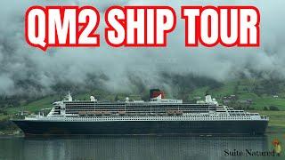 Cunard Queen Mary 2 Ship Tour | FULL Walkthrough of the World's ONLY Ocean Liner! ️