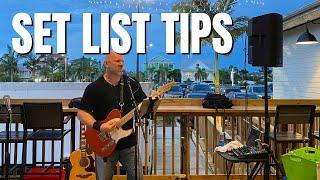 Setlist for Live Solo Gigs (How I Create and Organize Songs)