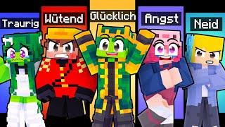 10 FREUNDE auf Einem EMOTIONS BLOCK in Minecraft!