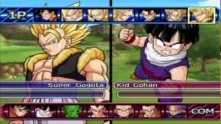 Dragon ball z budokai tenkaichi 3 all characters and transformations