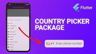 Country Code in Flutter - Using Country Picker Package