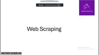 Web Scraping Introduction