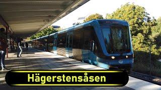 Metro | Tunnelbana Station Hägerstensåsen - Stockholm  - Walkthrough 