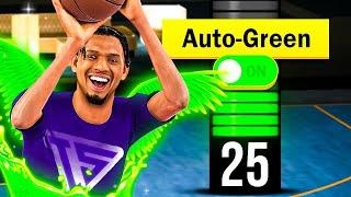 I Used AUTO GREEN With A 25 3PT RATING in (NBA 2K23)