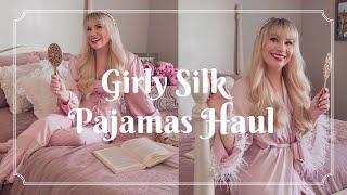 Ulivary Review | Feminine Luxury Silk Pajamas Haul & Loungewear Try on