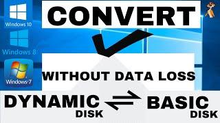 Convert dynamic disk to basic disk without data loss [Solved] | LotusGeek