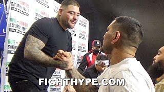 ANDY RUIZ & CHRIS ARREOLA SHOW RESPECT AFTER GOING TO WAR IN KNOCKDOWN, DRAG-OUT FIGHT