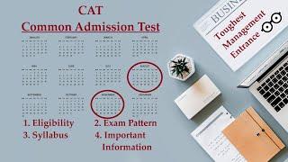 CAT Exam Full Details | CAT Syllabus & Exam Pattern | Cat Eligibility | CAT 2022 | CAT Exam for MBA