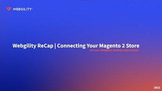 Connecting your Magento 2 Store