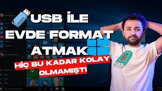 Adım adım USB'den Windows 10 Kurulum Rehberi! - ATLAMADAN İZLE