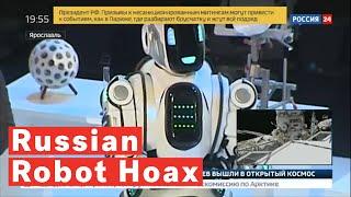 'Hi-Tech' Russian Robot Revealed As Just A Man In A Suit