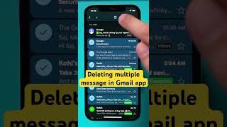 How to delete multiple emails in Gmail app #cleanemail #howto #gmail #gmailtips