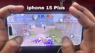 FPS Battle  iPhone 60 Fps vs Android 90 Fps  | Iphone 15 plus Handcam #bgmi