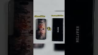 iPhone 14 Pro vs Samsung Galaxy S22 Ultra Pubg Test Which one is faster???#shorts