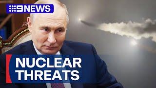 Putin lowers threshold for using nuclear weapons | 9 News Australia