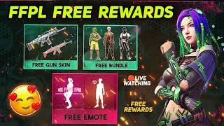Free Fire FFPL Final Free Rewards | Free Bundle | Free Emote | FFPL Redeem Code | Free Fire FFPL