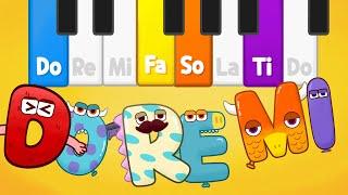 Do re mi fa so la ti do for kids - Music education song for kindergarten ! ZooZooSong
